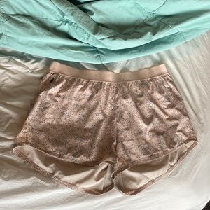 Outdoor Voices Relay 3” pink confetti running shorts XL